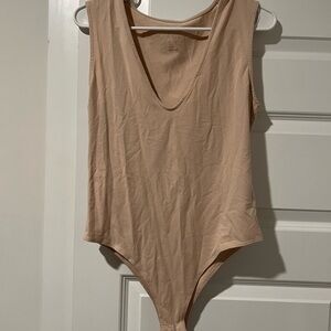 A New Day Beige Sleeveless Top
